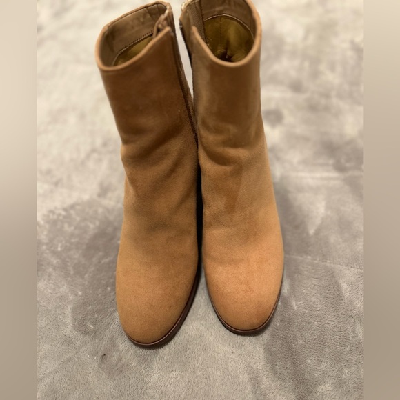 J.Crew $198 Sueded Platform Boots in Sienna Size 8.5 Tan/camel - Picture 4 of 7